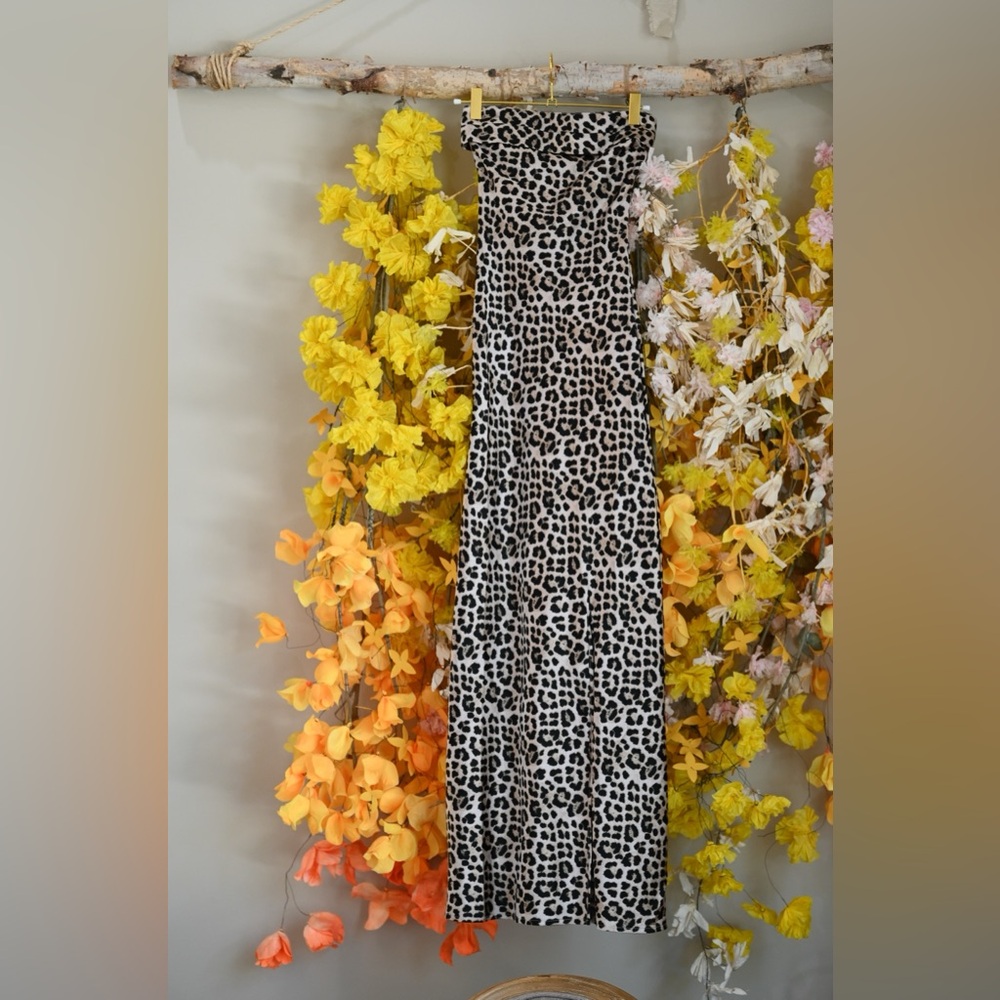 Leopard Print Maxi Dress